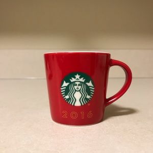 Starbucks 2016 collectible espresso Christmas mugs